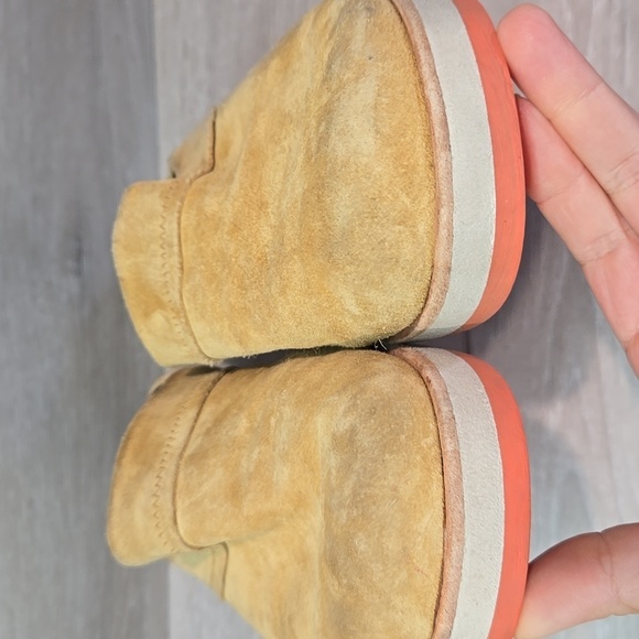 Merrell Women Juno Camel Leather Mule Clog shoes Platform shoes sz 10 - Picture 4 of 11